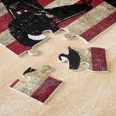 Sprint Car American Flag Puzzle (Côté)