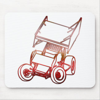 Sprint Car Skewed/Sunset Muismat