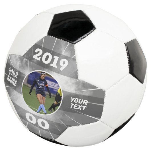 Sprint Custom Soccer Ball Black (3/4)