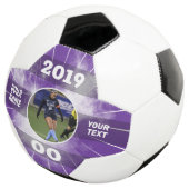 Sprint Custom Soccer Ball Purple (3/4)