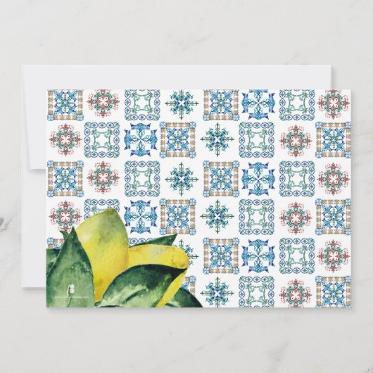 Sprint et été Enregistrer la date Invitation (Dos)