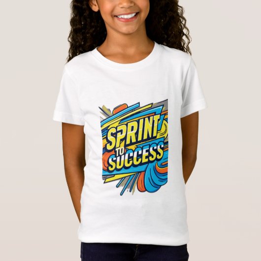 SPRINT NAAR SUCCES T-SHIRT (Voorkant)
