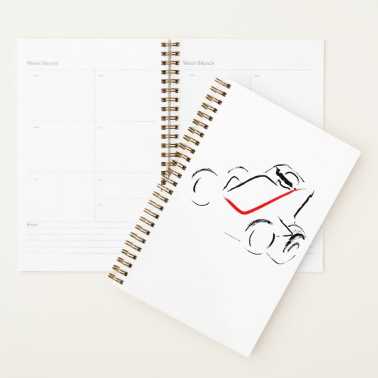 Sprintcar 01 Noir et Rouge (Devant avec enveloppe)