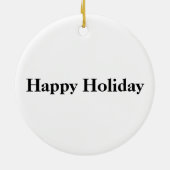 Sprinter Camper Van RV happy camper Keramisch Ornament (Achterkant)