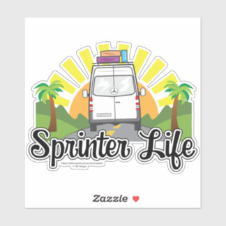 Sprinter Life Custom-Cut Vinyl Sticker | Vanlife |
