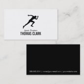 sprinter | sporttrainer visitekaartje (Voorkant / Achterkant)
