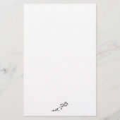 Sprinter Stickman Track and Field Paper Briefpapier (Voorkant)