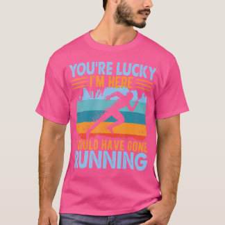 Sprinter Track And Field Runner Running Jogging Cl T-shirt