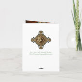 SPRITE Notecard van de Zon van Beltane Kaart (Achterkant)