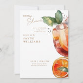 Spritsen het witte Aperol Vrijgezellenfeest Kaart (Voorkant)