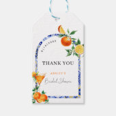 Spritz Mediterranean Arch Vrijgezellenfeest Cadeaulabel (Voorkant)