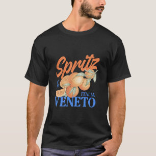 Spritz Veneto Dal 1919 Italië Vintage Oranje Wijn T-shirt