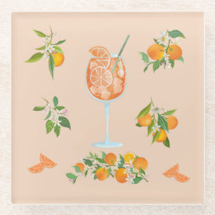 Spritz Zomer Verjaardag Glazen Onderzetter