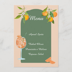 Spritz Zomer Verjaardag Menu