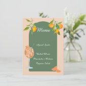 Spritz Zomer Verjaardag Menu (Staand voorkant)
