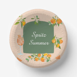 Spritz Zomer Verjaardag Papieren Kommen