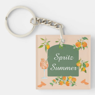 Spritz Zomer Verjaardag Sleutelhanger