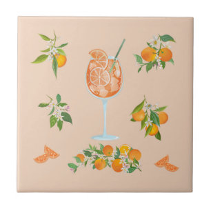 Spritz Zomer Verjaardag Tegeltje