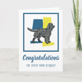 Sprocker Spaniel Dog Puppy Gefeliciteerd Kaart (Voorkant)