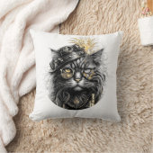 Sprocket-Paws De Funky Steampunk Kat Kussen (Deken)