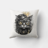 Sprocket-Paws De Funky Steampunk Kat Kussen (Achterkant)