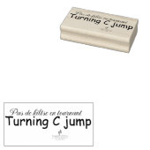 Sprong draaien C Rubberstempel (Gestempeld)