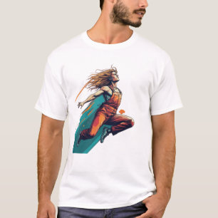 Sprong met het T-shirt van het geloof