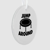 Sprong rond trampoline ornament (voorkant)
