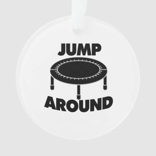 Sprong rond trampoline ornament (voorkant)