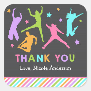 Sprong Stickers / Trampoline Stickers
