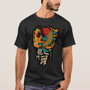 Sprong van de Koi – Symbool van Kracht en Transf T-shirt