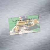 Spronkelen en verwijderen van bomen magnetisch visitekaartje (Voorbeeld)