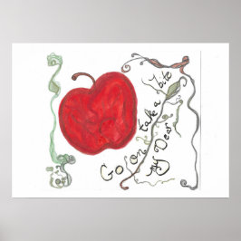 Sprookje Appel Poster