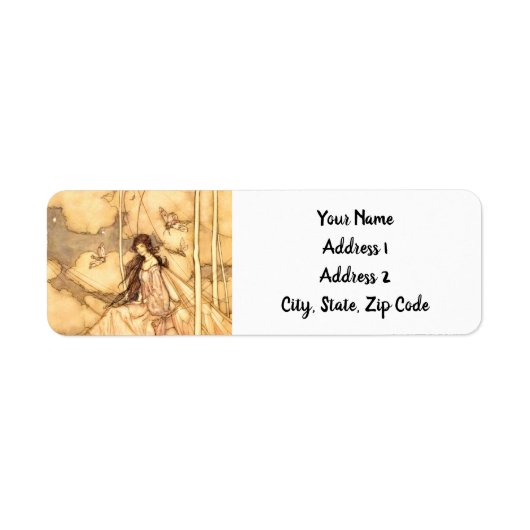 Sprookje Arthur Rackham Etiket (Voorkant)