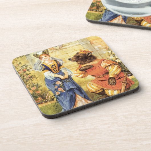 Sprookje, Belle en het Beest Drankjes Onderzetter (Linkerzijde)