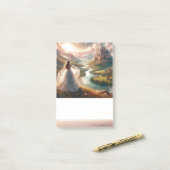 Sprookje Betoverd Kasteel Prinses Post-it® Notes (Op bureau)