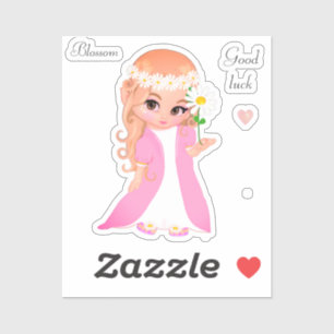Sprookje & Bloemen Sticker