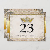 sprookje bruiloft tafel nummer Kaarten (Voorkant / Achterkant)