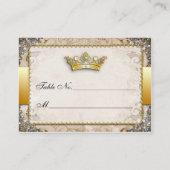  sprookje bruiloft tafel nummer Kaarten Plaatskaartje (Achterkant)