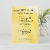 Sprookje bruiloft uitnodiging Sjabloon (Staand voorkant)