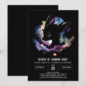 Sprookje Dragon's Magic Verjaardag Kaart (Voorkant / Achterkant)