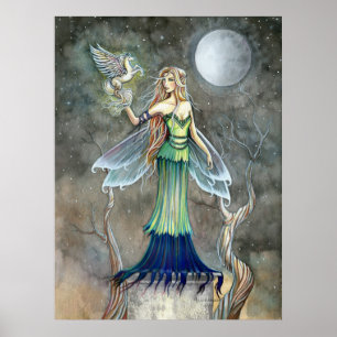 Sprookje en Kleine Pegasus Poster van Molly Harris