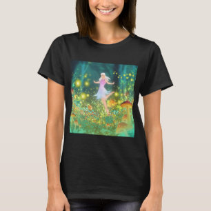 Sprookje in een veld t-shirt