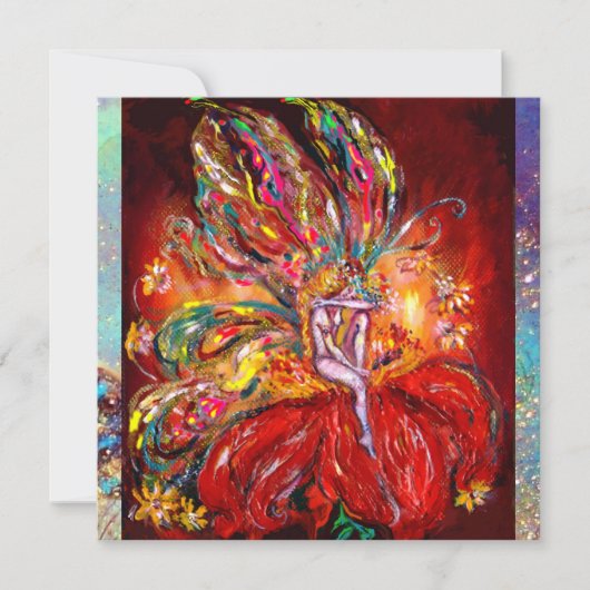 SPROOKJE IN ROOD geel groen blauw Aankondiging (Voorkant)