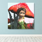 Sprookje in Woodland Canvas Afdruk (Insitu (Houten vloer))