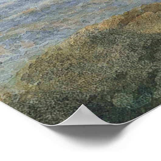  Sprookje Kasteel Bos Zitkaart Poster (Hoek)