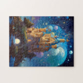 Sprookje Kasteel Fantasie Kunst Legpuzzel (Horizontaal)