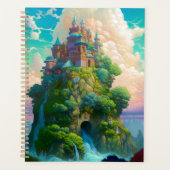 Sprookje Kasteel Fantasie Kunst Planner (Voorkant)