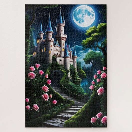 Sprookje Kasteel Fantasie Legpuzzel (Verticaal)