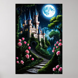 Sprookje Kasteel Fantasie Poster